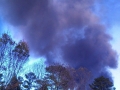 Barwick Fire As Seen From South Chattanooga St Neighborhood / Taylor Hightower