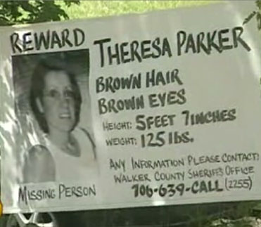 Theresa Parker Missing Sign