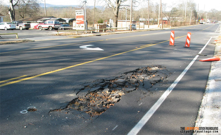 S. Main St. Pothole
