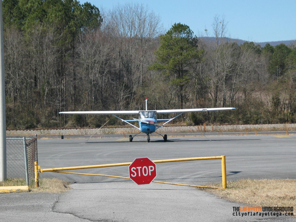 Plane at Barwick-LaFayette Airport