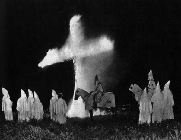 KKK Cross Burning