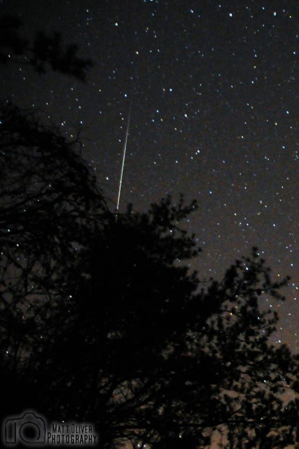 Meteor Shower from Johns Mountain