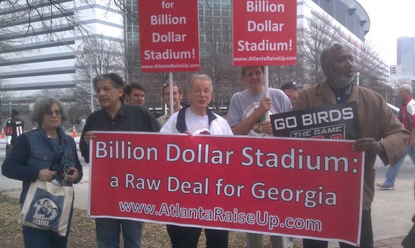 GA Dome Protest