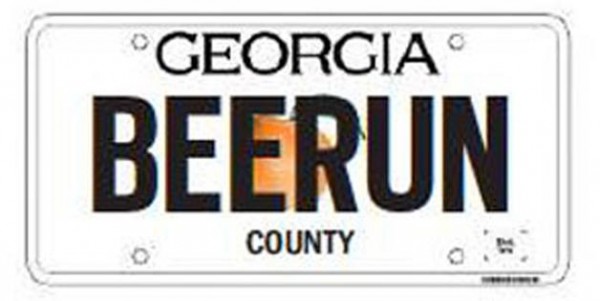 BEERUN Vanity Tag