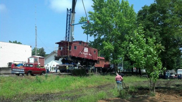 Caboose Museum Move