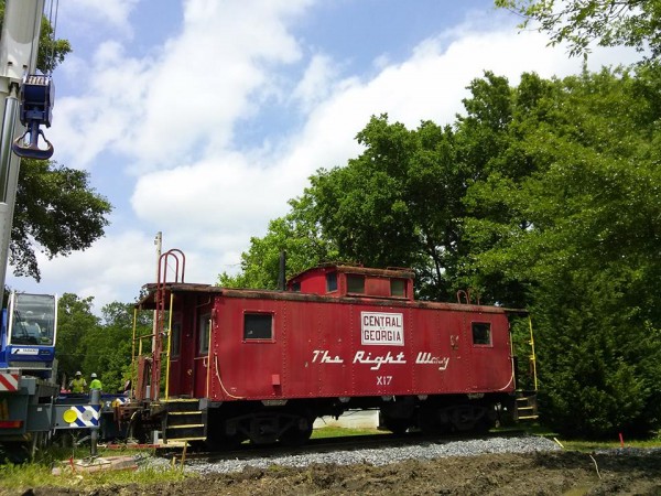 Caboose Museum Move