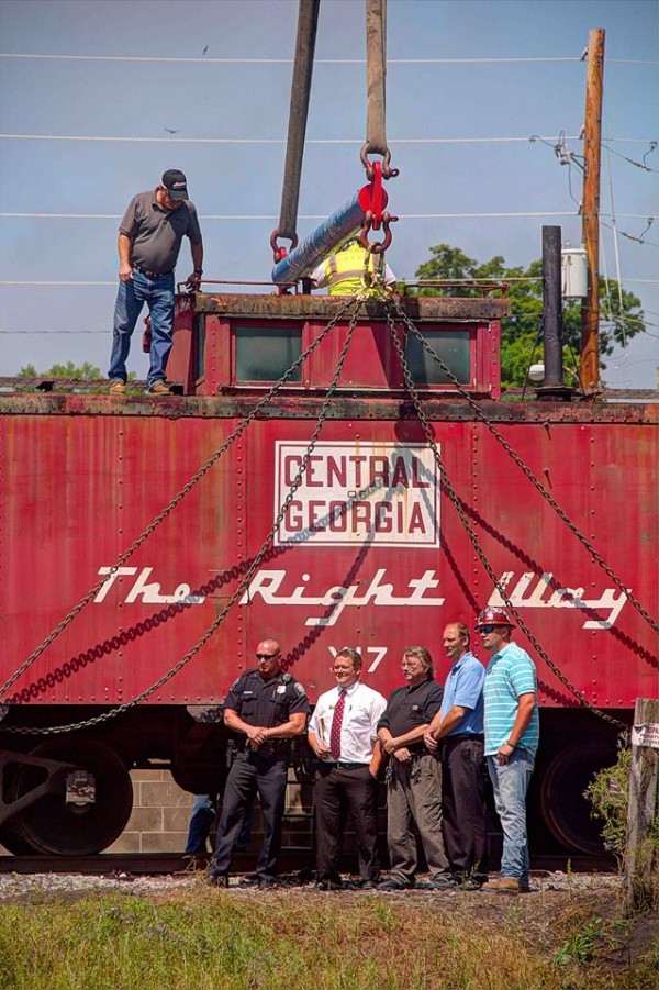 Caboose Museum Move w/ Group