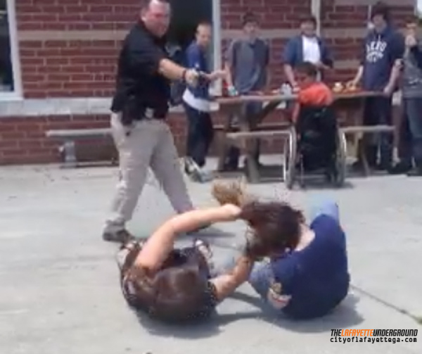 LHS Student Fight and Tasing