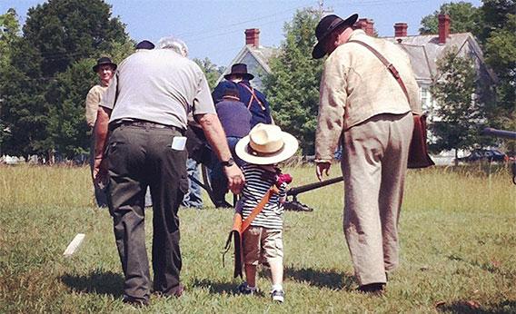 Gerry Allen at Chickamauga Battlefield