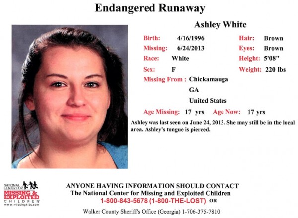 Ashley White Missing Child