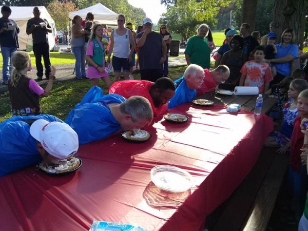 Freedom Fest Pie Eating Contest