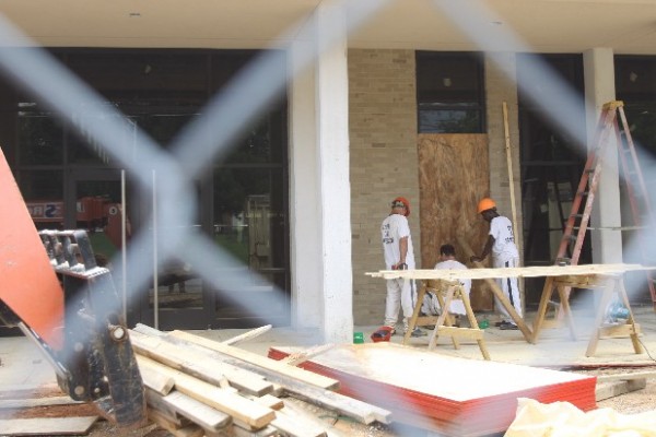 LaFayette Library Boarded Up