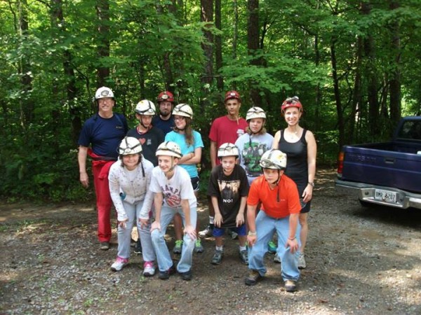 Library Group at Pettyjohns Cave