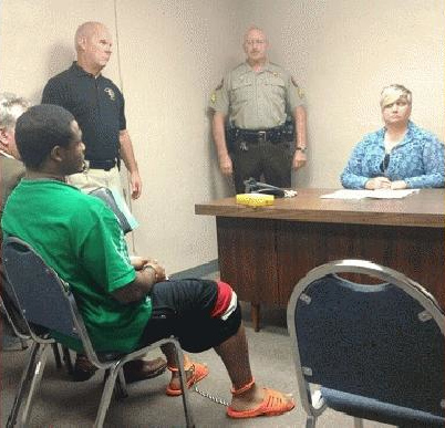 Marcus Sutton in Court