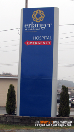 Hutcheson Medical Center Sign