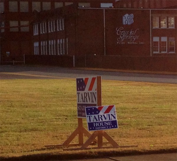 Tarvin Sign at Crystal Springs