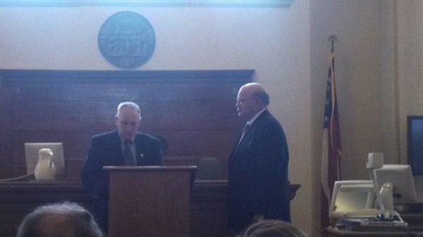 Steve Tarvin Takes Oath