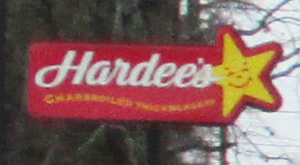 Hardee's Sign