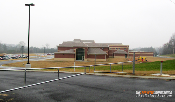 Saddle Ridge School from Arnold Rd.