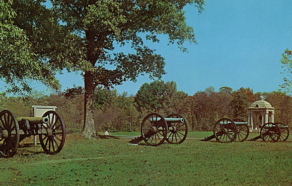 1960s Chickamauga Battlefield Postcard