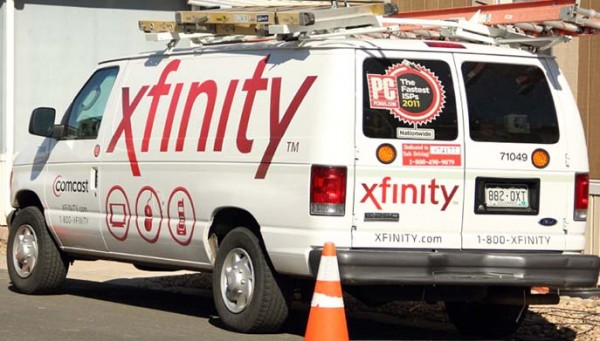 Comcast Van