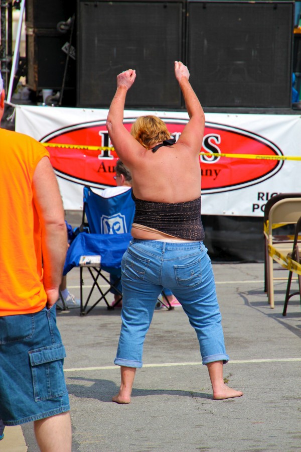 Music on the Square 2013 Woman Dancing