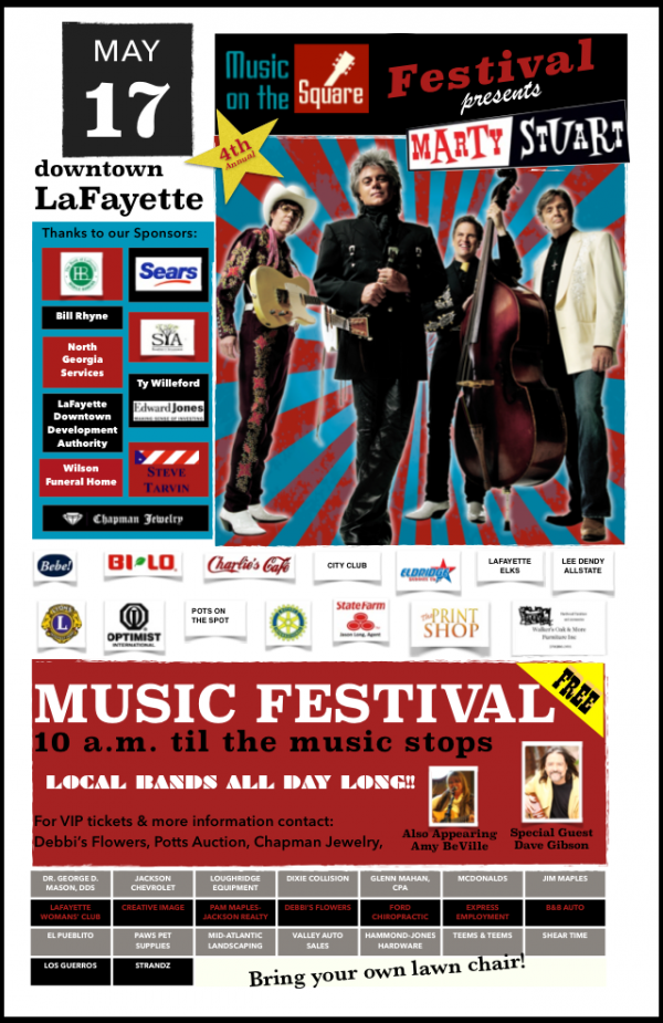 Music on the Square 2014 Poster