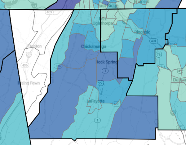 Walker County Commute Times