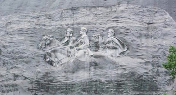 Civil War Carving on Stone Mountain