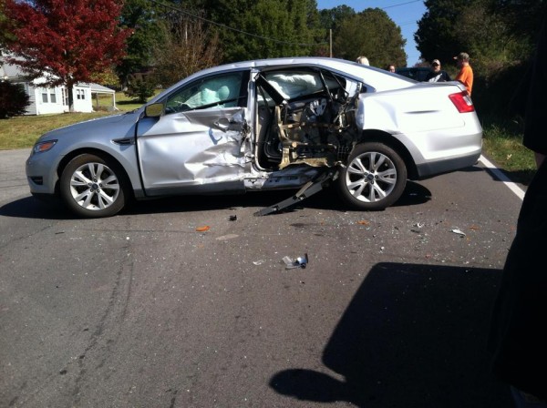 Wreck on Longhollow Rd October 25