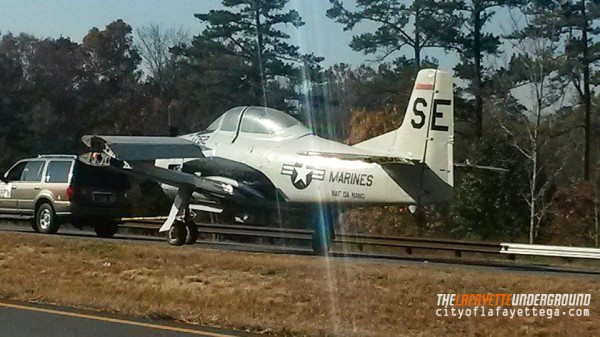 Airplane Towed Through Chickamauga