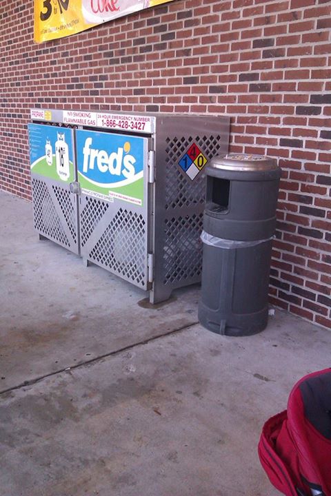 Fred's Propane Rack & Ashtray