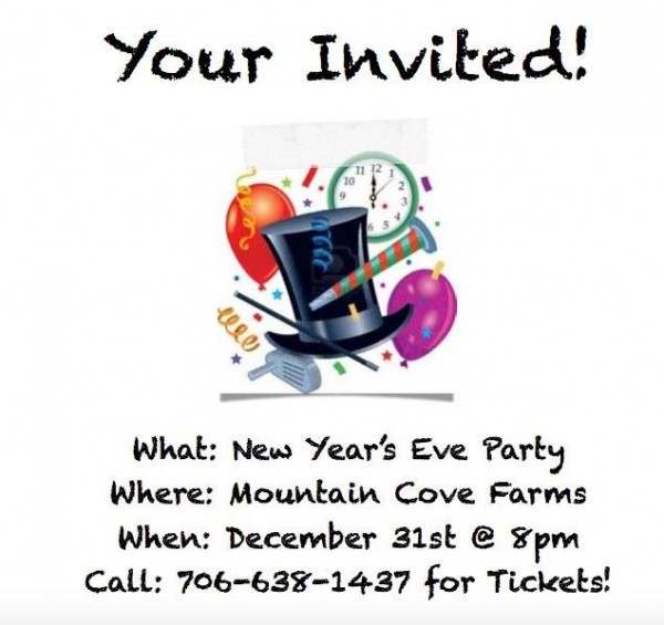 MCF 'Your Invited' New Years Party Ad