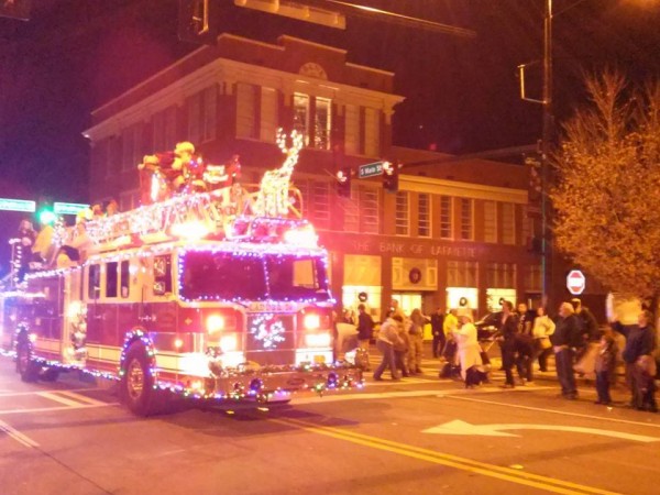 2014 Christmas Parade Fire Truck