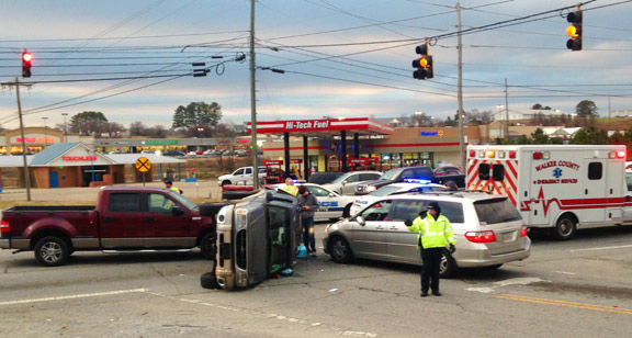 Wreck on North Main December 8