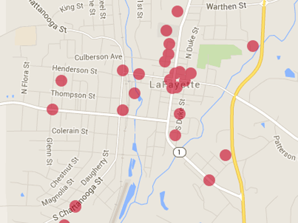 Comcast Xfinity Wi-Fi Map