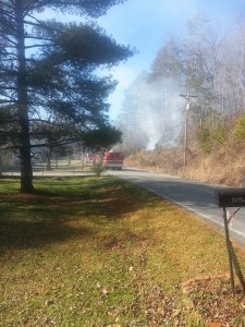 January 18 Mill Wee Hollow Rossville Brush Fire