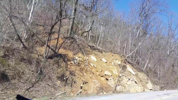 Nick-A-Jack Rd Lookout Mountain Mudslide