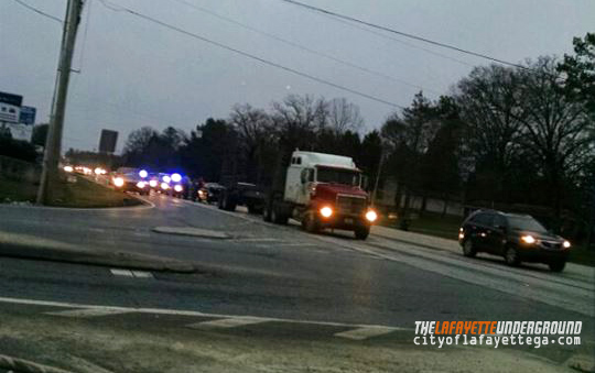 LPD / Semi Wreck at Walmart March 12 2015