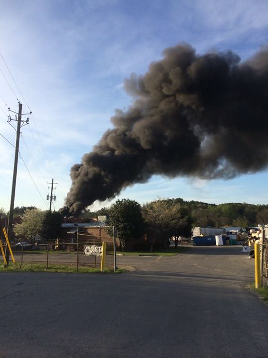 Berryton Recycling Plant Fire / Summerville