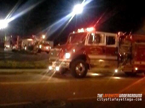 Fire Response at Hardees, April 8th