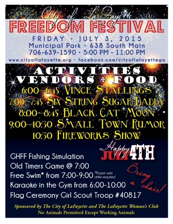 2015 LaFayette Freedom Festival