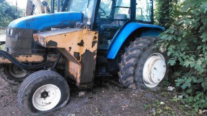 County Road Tractor Vandalism / Facebook