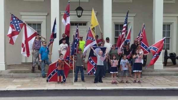 July 4th Chickamauga Battlefield Rebel Flag Rally