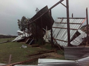 July 14 Storm / West Armuchee Barn