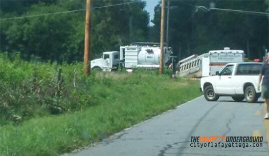 Truck Stuck at Broomtown & 337 / July 15th