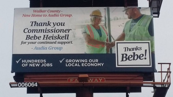 Bebe Audia Reelection Billboard