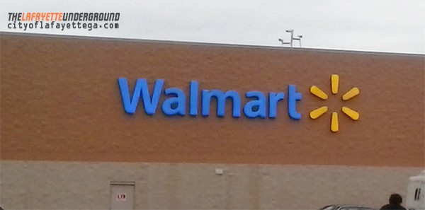 Walmart LaFayette Sign