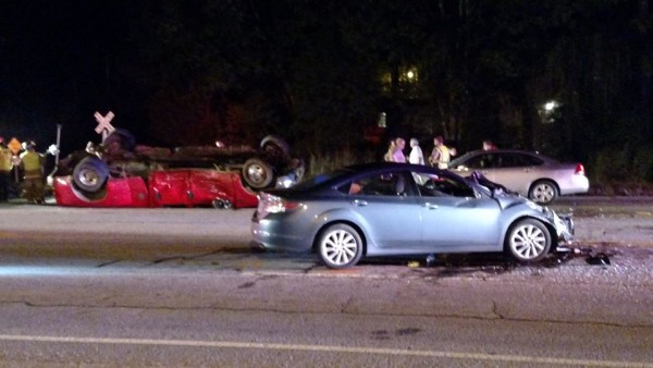 Wreck on Hwy 27 in Noble October 12 2015