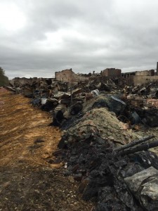 Barwick Fire Aftermath: Debris